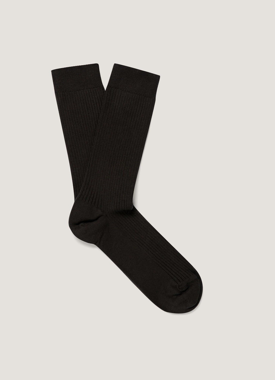 Chaussettes côtelées en coton