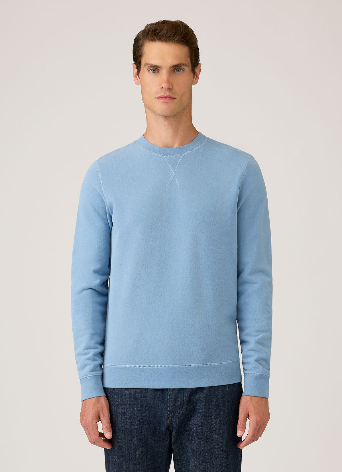 Men's Loopback Sweatshirt in Studio Blue