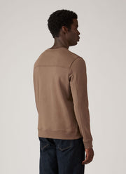 Men's Supima Loopback Sweatshirt in Dark Cedar