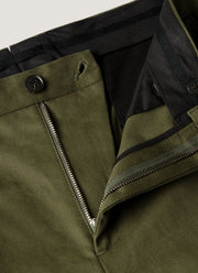 Men's Cotton Drill Trouser in Loden Green