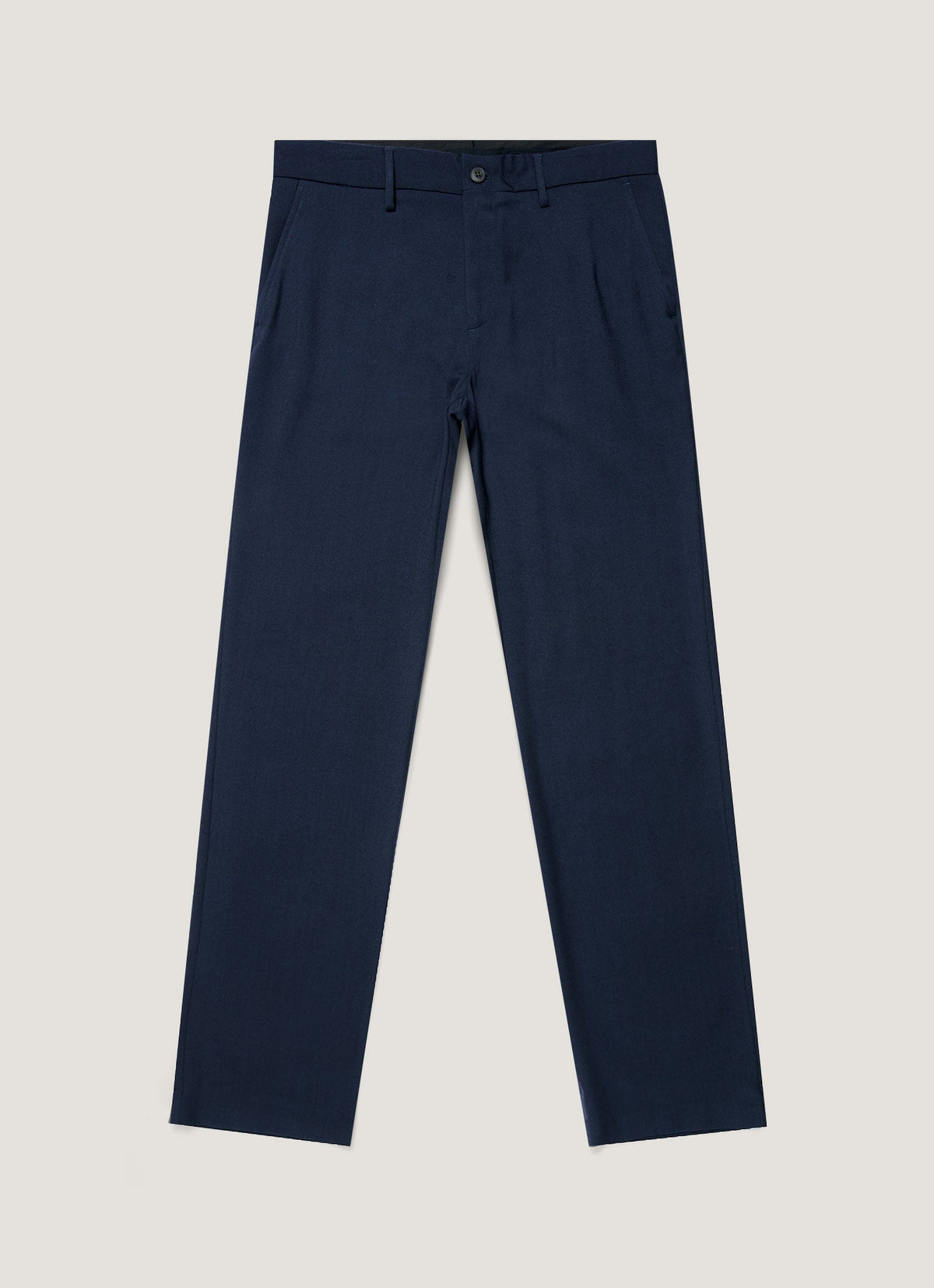 Men's Wool Twill Trouser in Navy