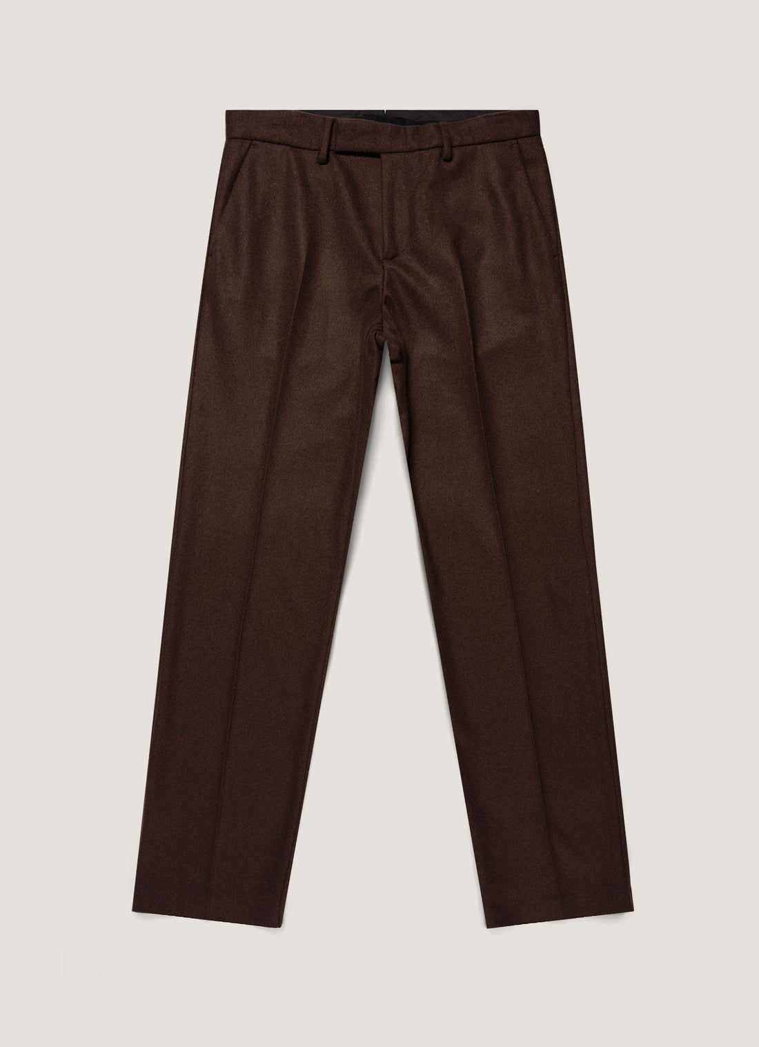 Pantalon en laine bouillie