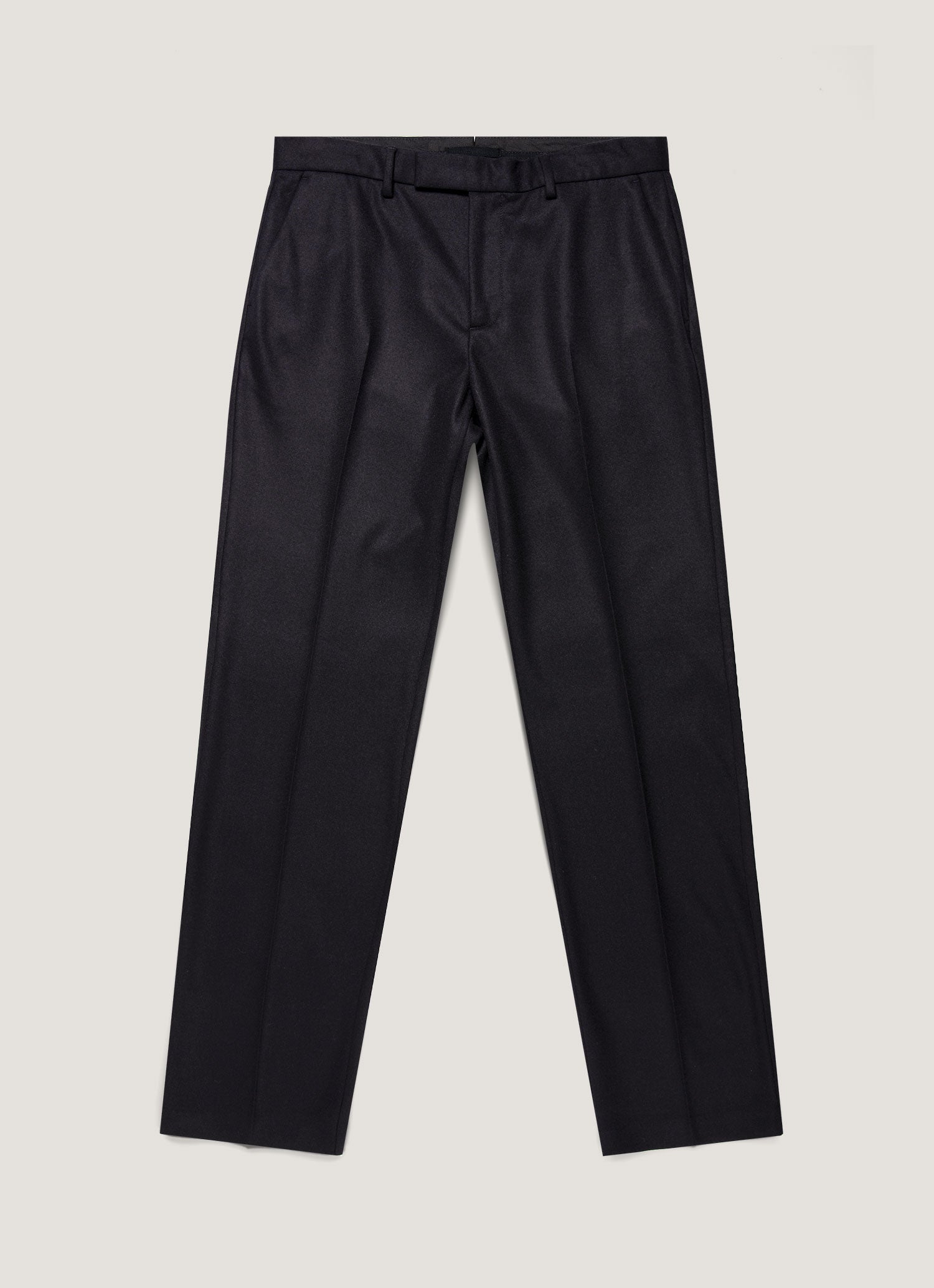 Men's Boiled Wool Trouser in Navy