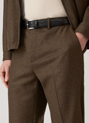 Men's Boiled Wool Trouser in Loden Green