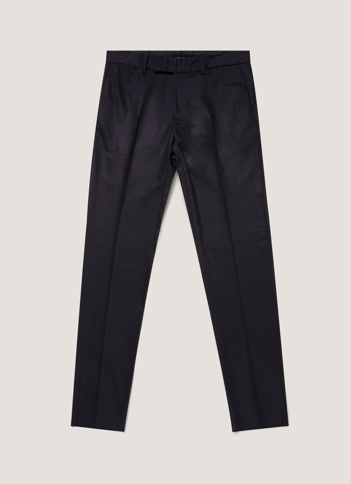 Men's Wool Cashmere Flannel Trouser in Navy