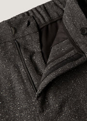 Men's Donegal Tweed Trouser in Anthracite Melange