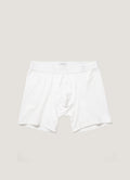 Men's Stretch Cotton Boxer Briefs in White