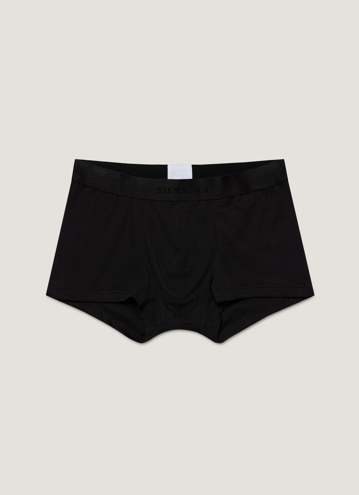 Men's Sea Island Cotton Trunks in Black