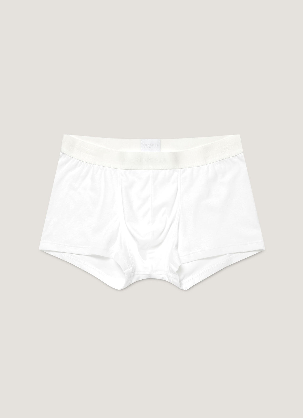 Men's Sea Island Cotton Trunks in White