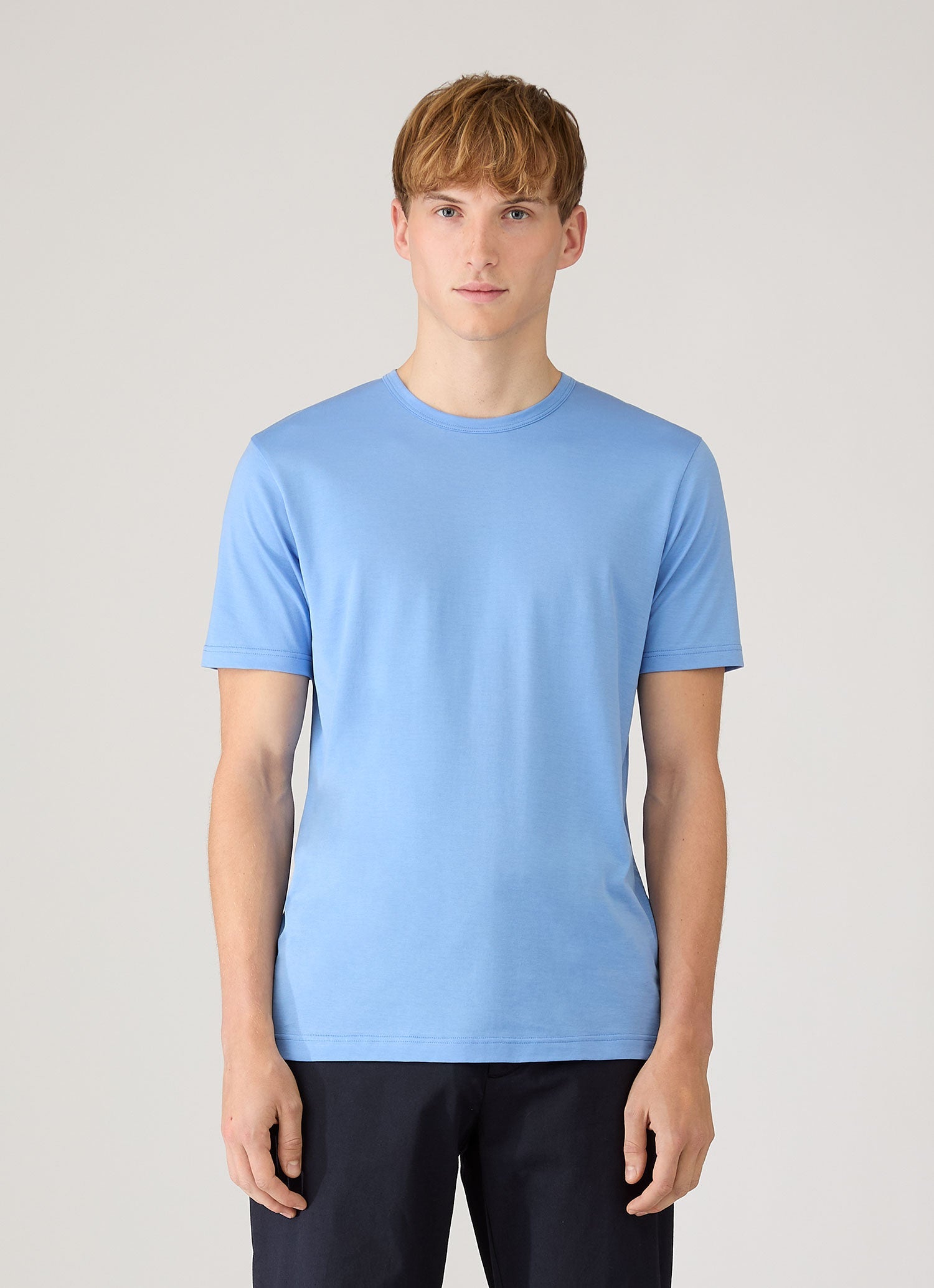 Men's Classic T-shirt in Azure Blue