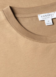 Men's Riviera Midweight T-shirt in Dark Beige
