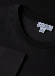 Men's Long Sleeve Riviera Midweight T‑shirt in Black