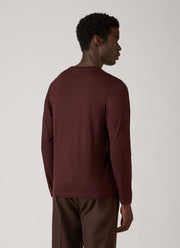 Men's Long Sleeve Riviera Midweight T-shirt in Bakelite