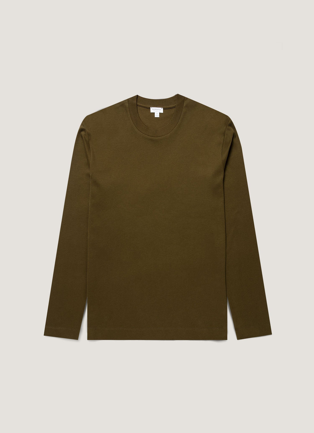 Men's Long Sleeve Heavyweight T-shirt in Loden Green