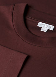 Men's Long Sleeve Heavyweight T-shirt in Bakelite