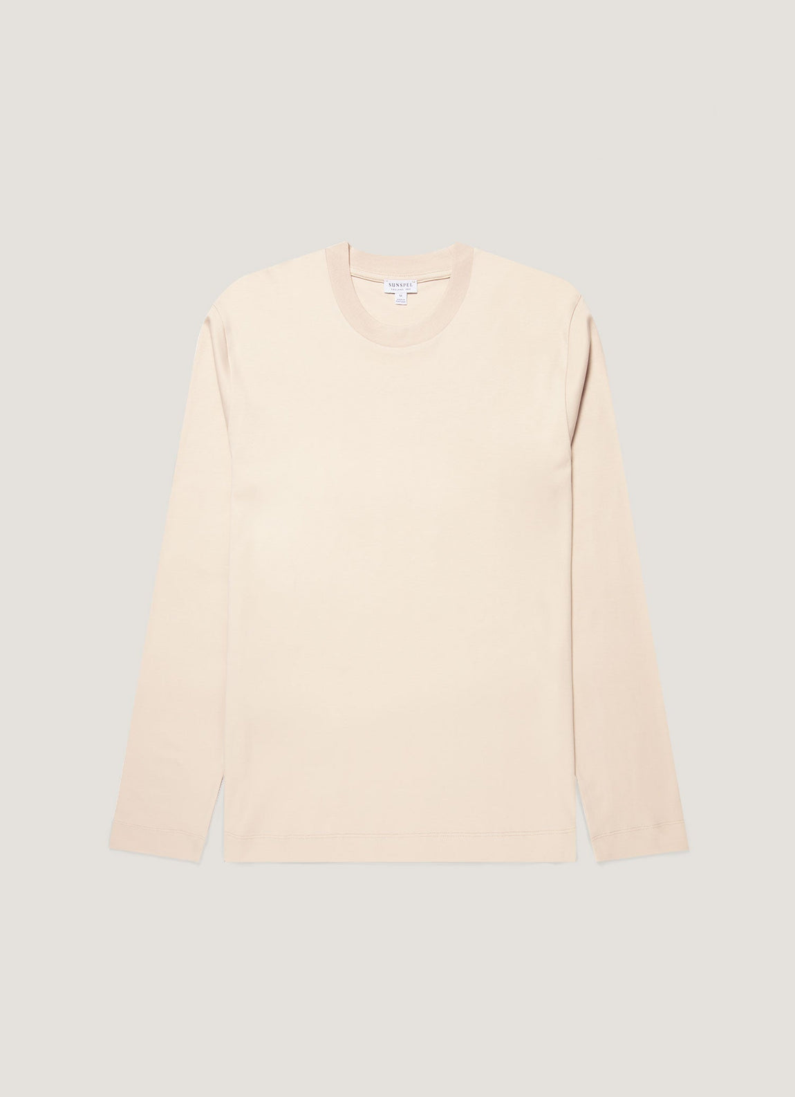 Men's Long Sleeve Heavyweight T-shirt in Swansdown