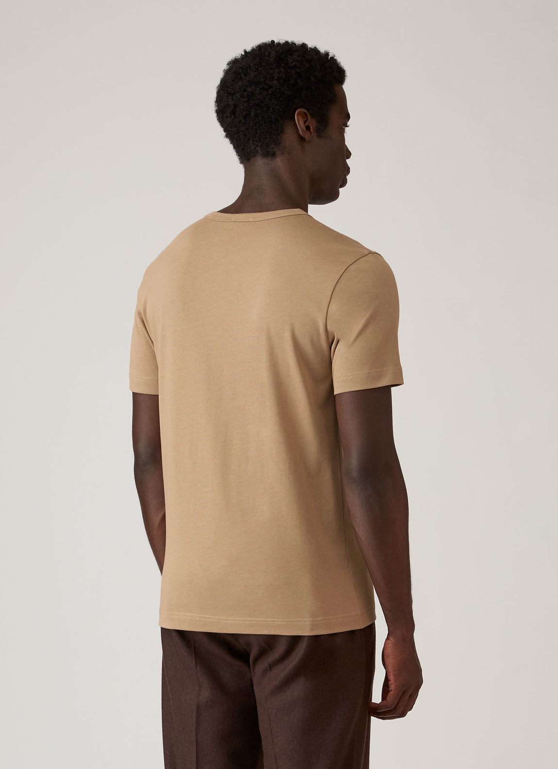 Men's Heavyweight Classic T-shirt in Dark Beige