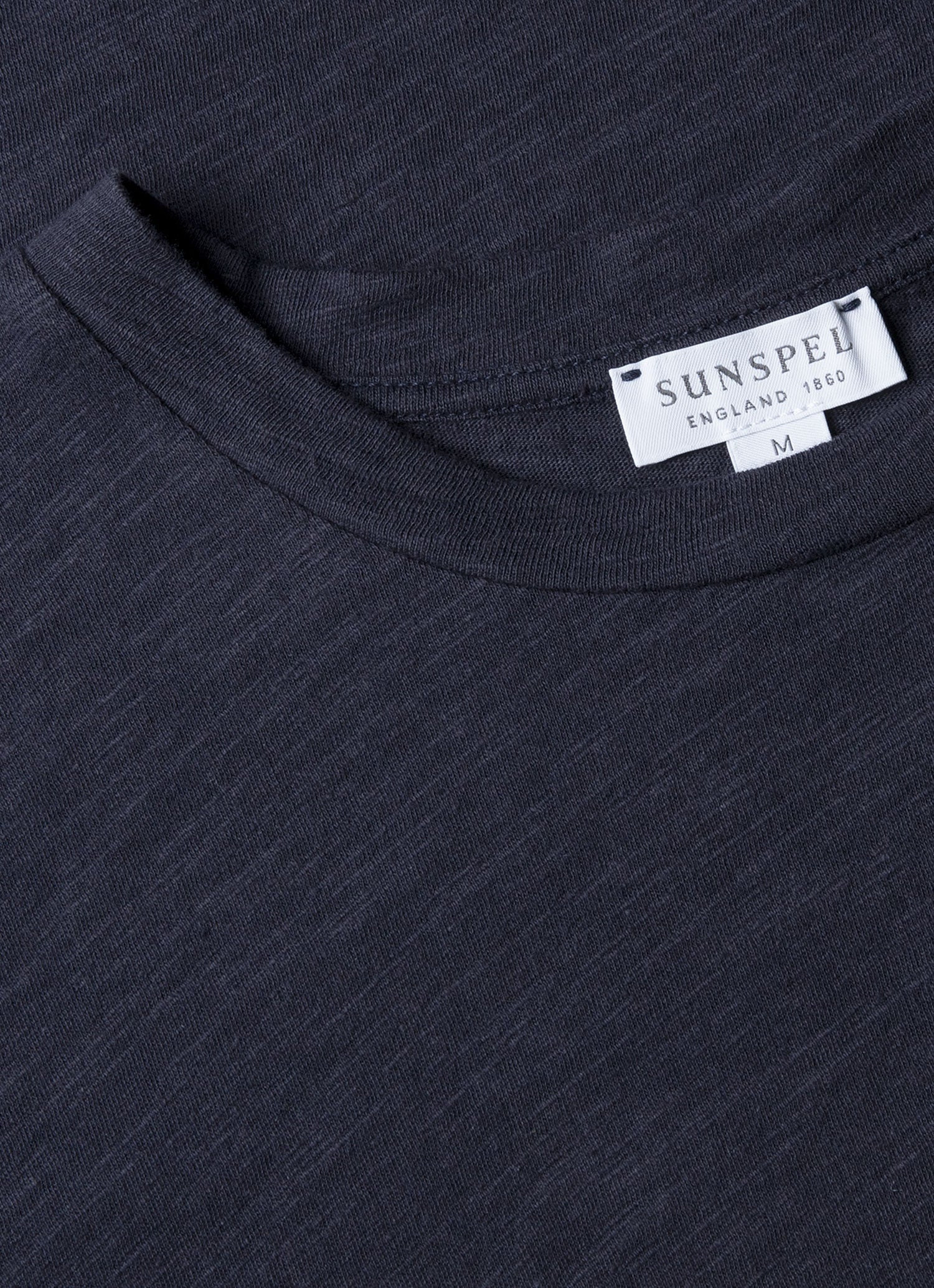 Men's Cotton Linen T-shirt in Navy