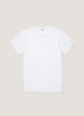 Men's Cotton Linen T-shirt in White