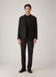 Men's Brushed Cotton T-shirt in Black