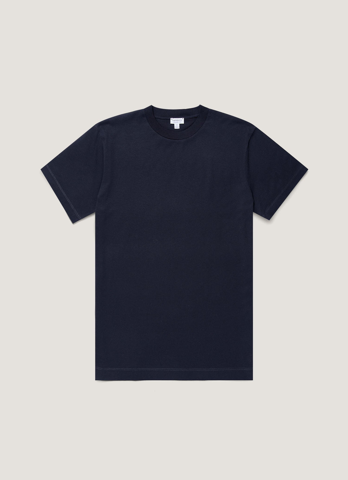 Men's Brushed Cotton T-shirt in Midnight Navy