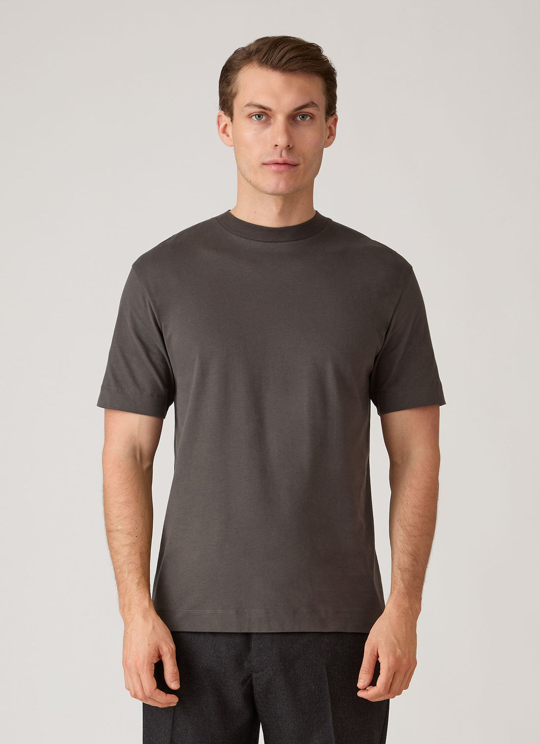 T-shirt en coton brossé