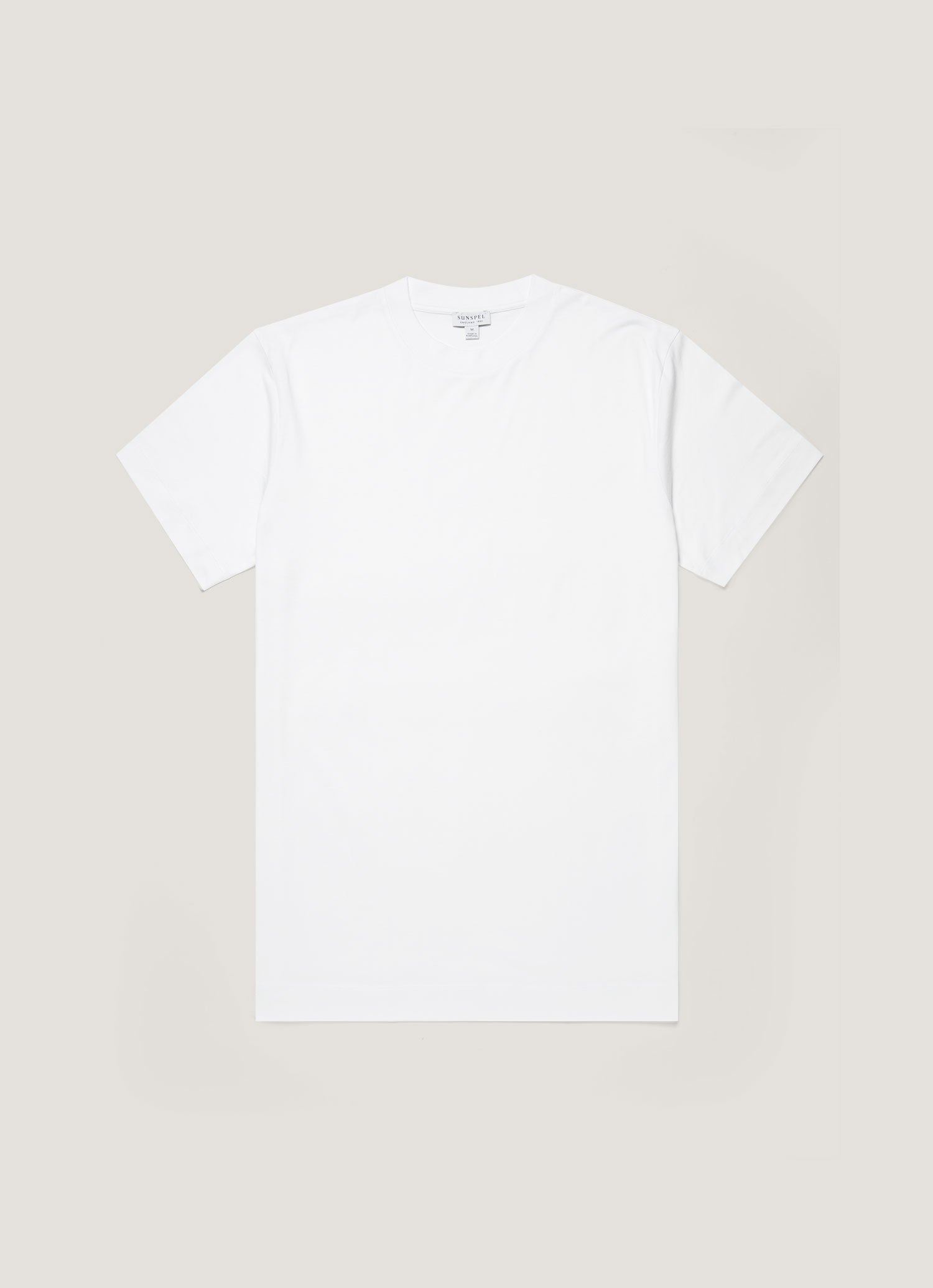 Men's Brushed Cotton T-shirt in White