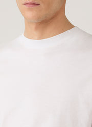 Men's Brushed Cotton T-shirt in White