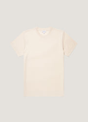 Men's Cotton Piqué T-shirt in Swansdown