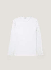 Men's Long Sleeve Tencel™ T-shirt in White