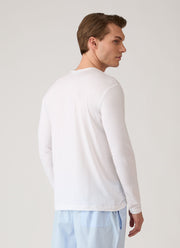 Men's Long Sleeve Tencel™ T-shirt in White