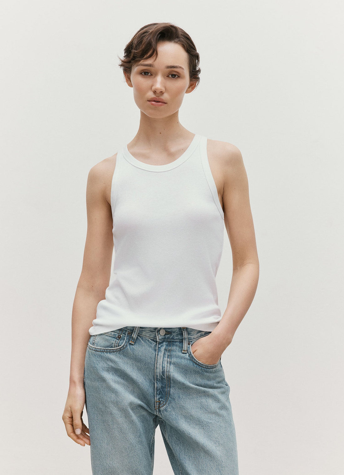 Geripptes Tanktop