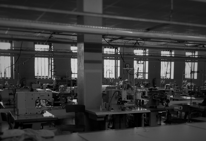 Factory making our Sunspel boxer shorts