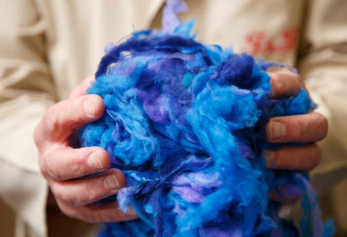Our dyed lambswool