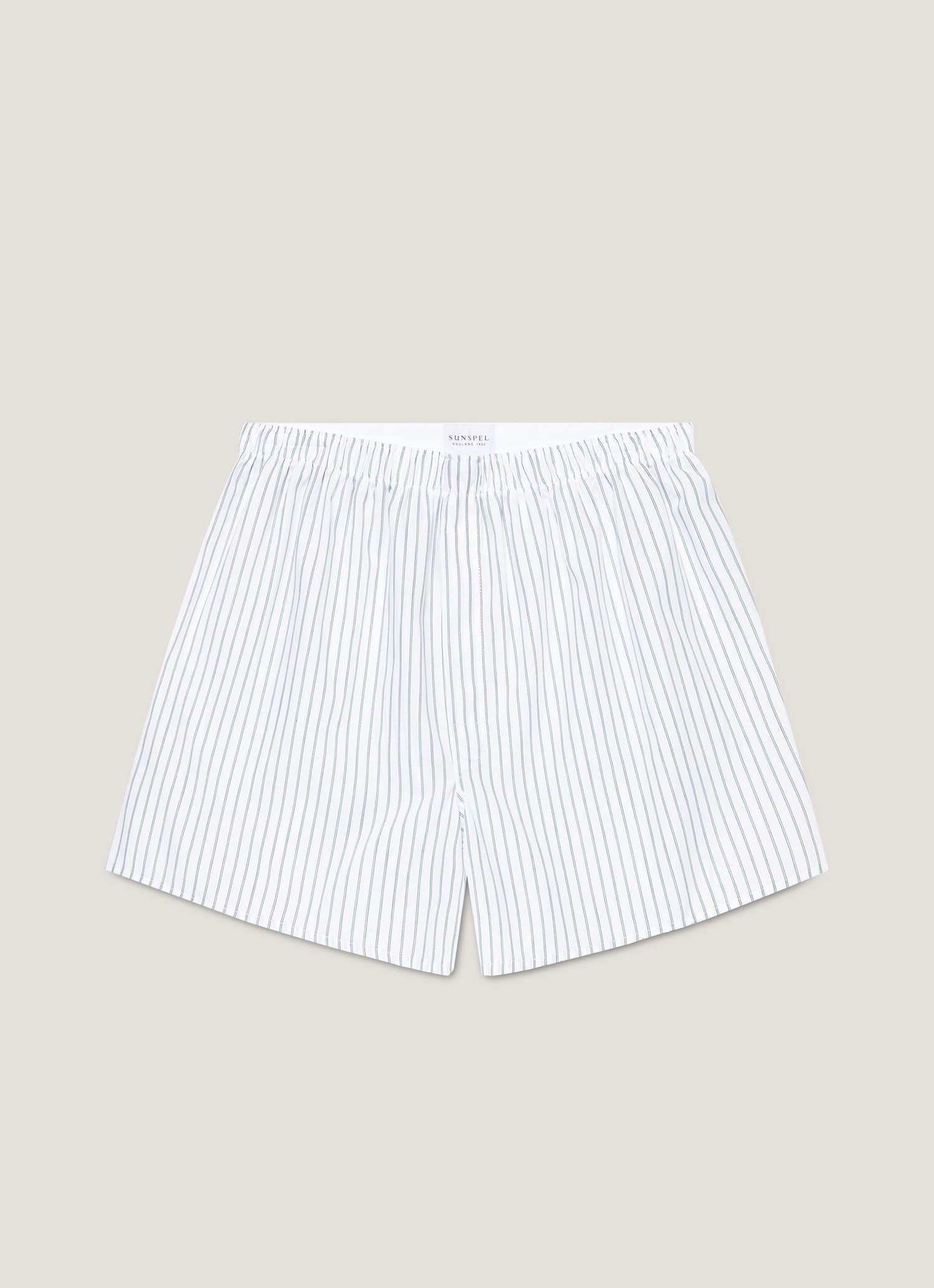 Men's Classic Boxer Short in White/Blue/Green