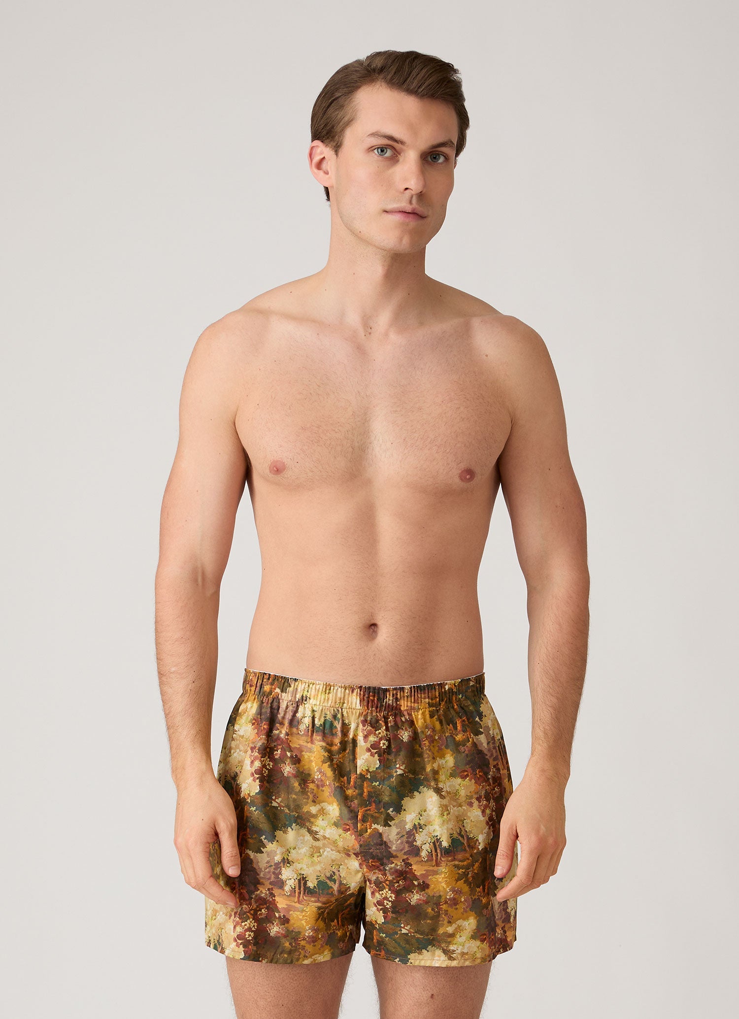 Men's Classic Boxer Short in Liberty Fabric in Autumnal Floral