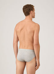 Men's Tencel™ Briefs in Grey Melange