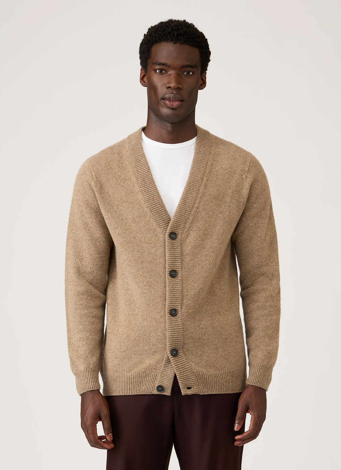 Lammwolle Strickjacke