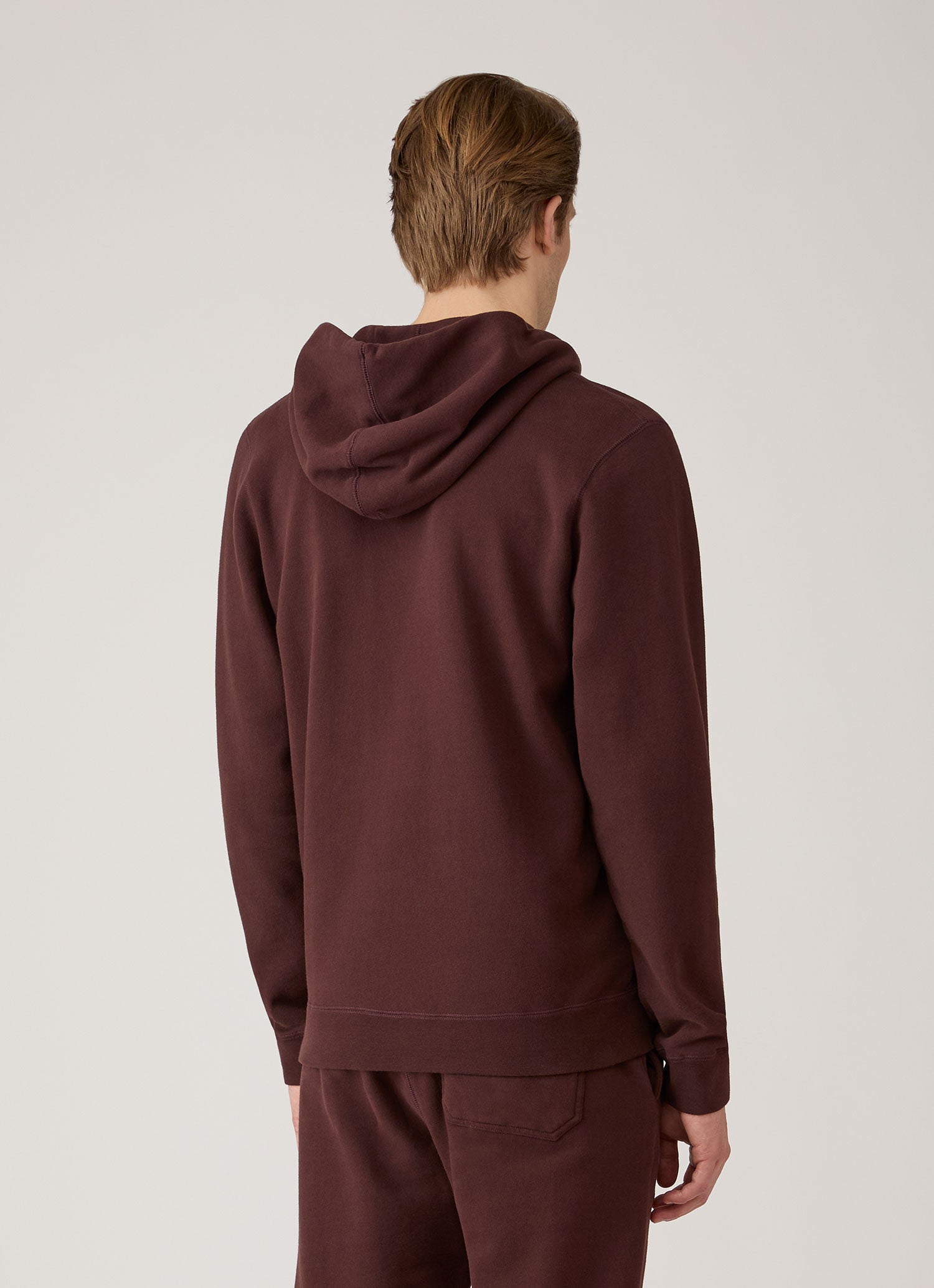 Men's Loopback Zip Hoodie in Bakelite