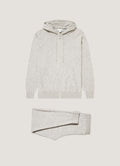 Men's Cashmere Lounge Set in Grey Melange