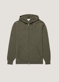 Men's Cashmere Hoodie in Khaki