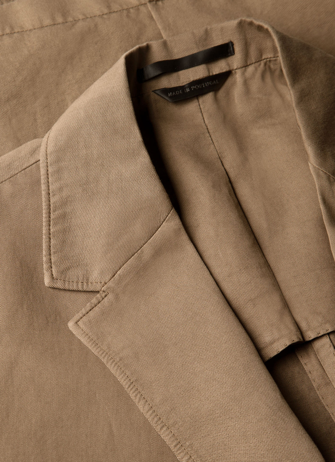 Men's Cotton Linen Two-Piece Suit in Dark Cedar