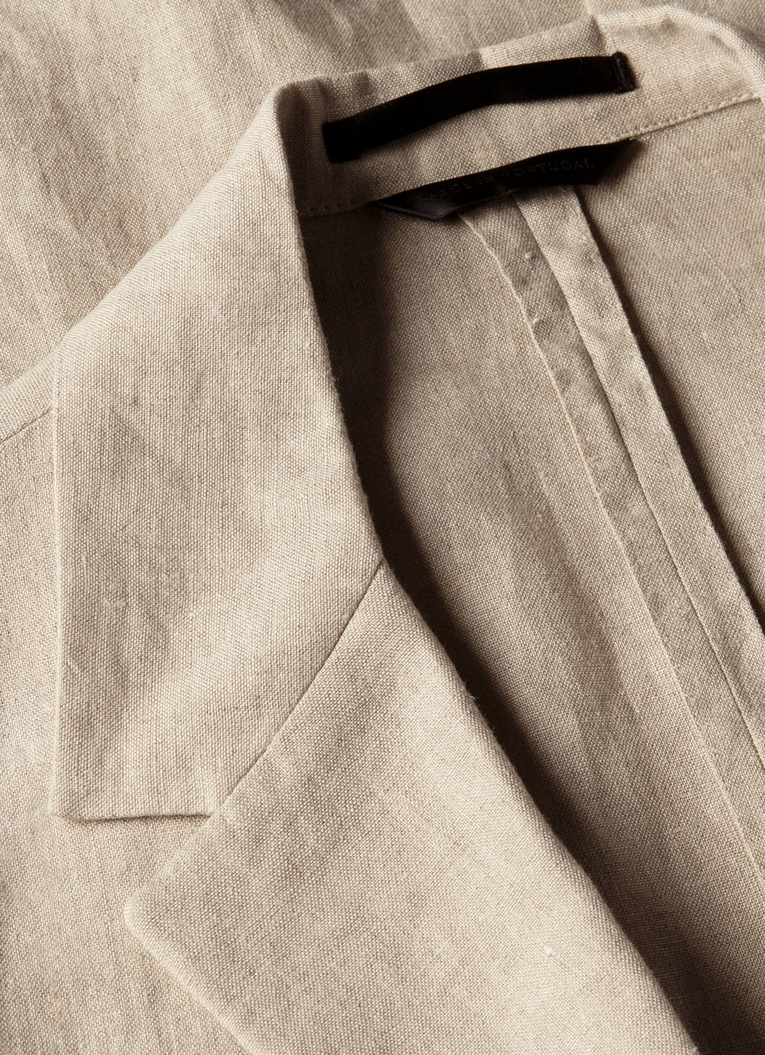 Men's Linen Two-Piece Suit in Sand