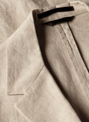 Men's Linen Two-Piece Suit in Sand