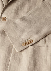 Men's Linen Two-Piece Suit in Sand