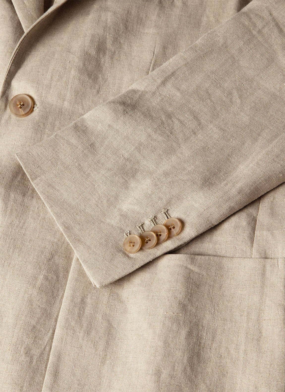 Men's Linen Blazer in Sand