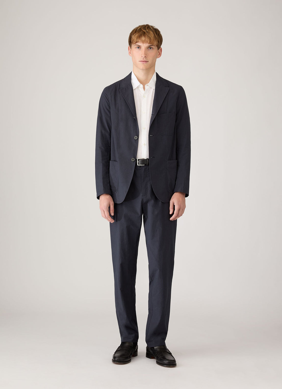Men's Lightweight Cotton Poplin Two-Piece Suit