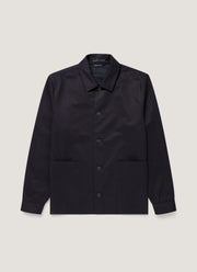 Men's Cotton Drill Chore Jacket in Navy