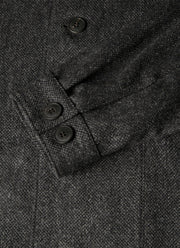 Men's Wool Twill Chore Jacket in Charcoal Melange