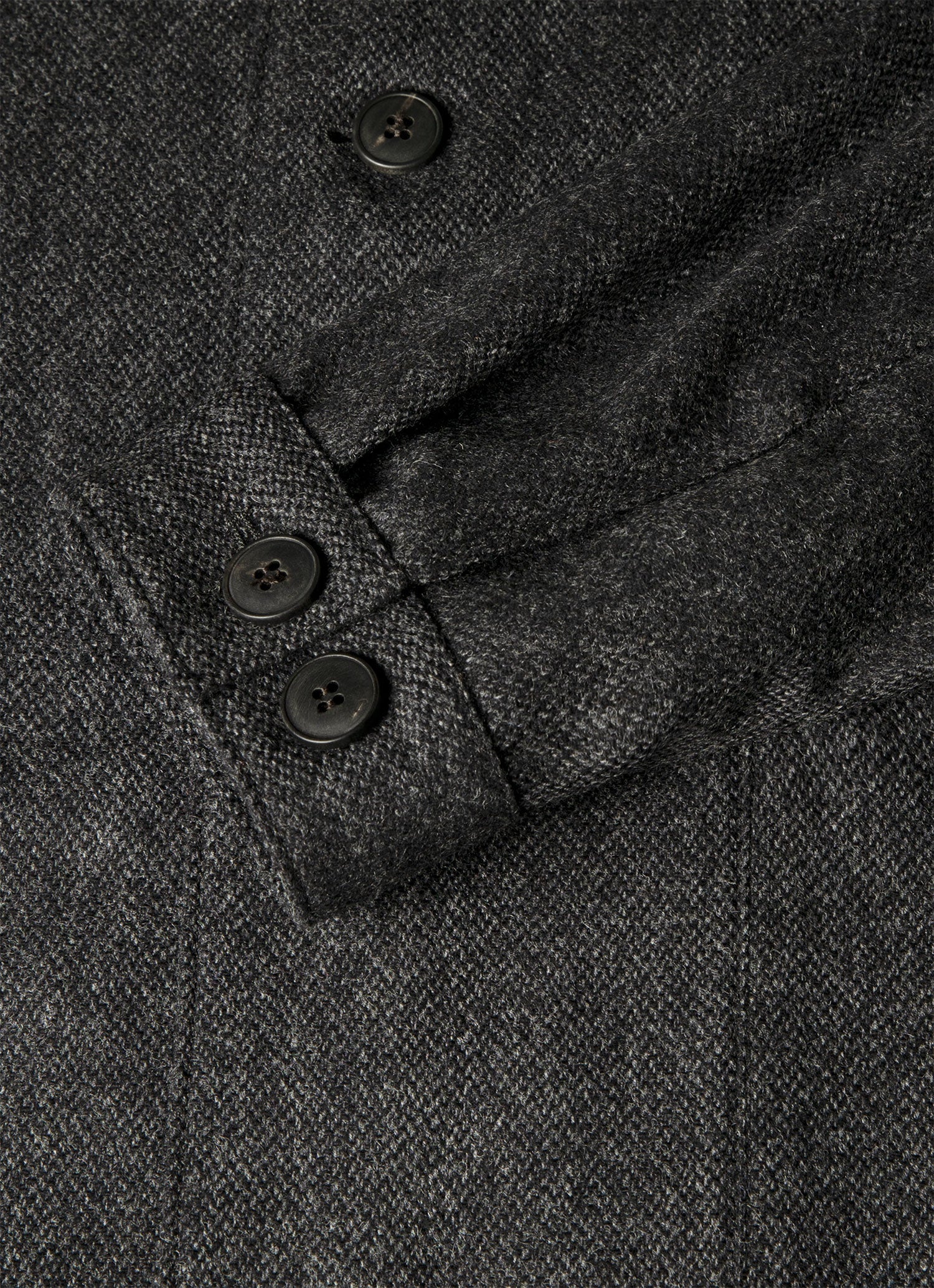 Men's Wool Twill Chore Jacket in Charcoal Melange